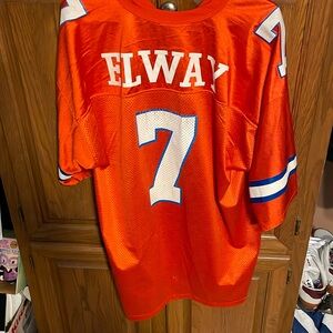John elway logo athletic size xl 50-52 football jersey